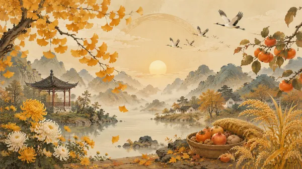 秋分：晝夜均分，秋意漸濃