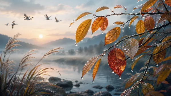 寒露：白露變寒，天氣變冷